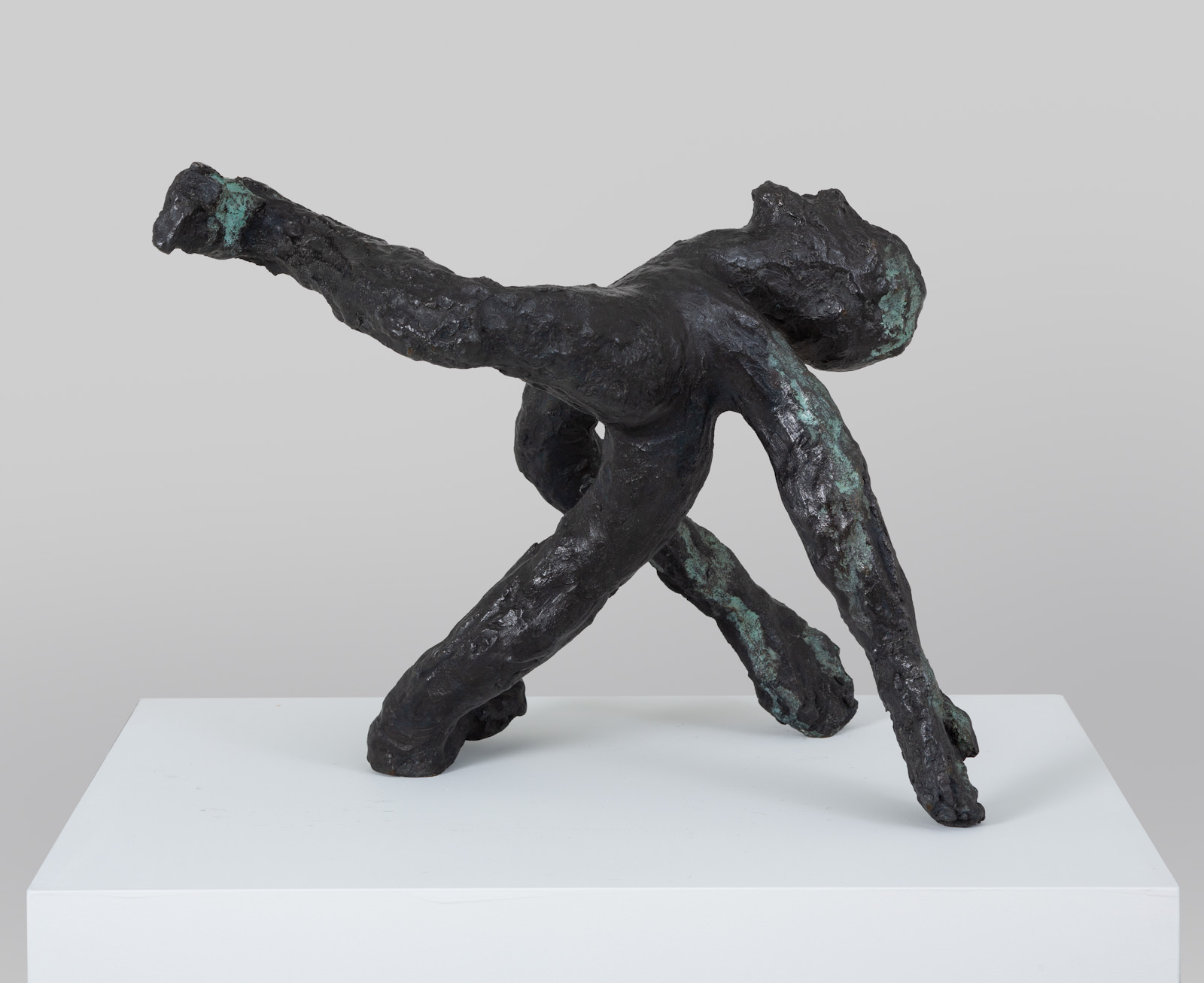 <em>acrobat</em>, 2017<br />Bronze<br />13 5/8 x 16 3/8 x 13 1/4 inches (34.6 x 41.6 x 33.7 cm)